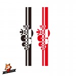 Car Sticker and Decal Interesting Personality Bonnet Racing Stripes Graphics Stickers Decals MiTo Giulietta for Alfa Romeo